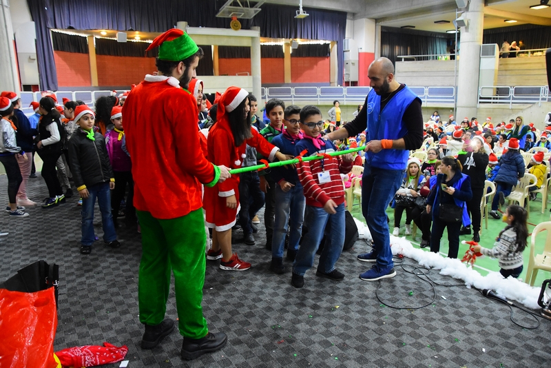 Saint Vincent de paul celebrating Christmas at Jesus & Mary school
